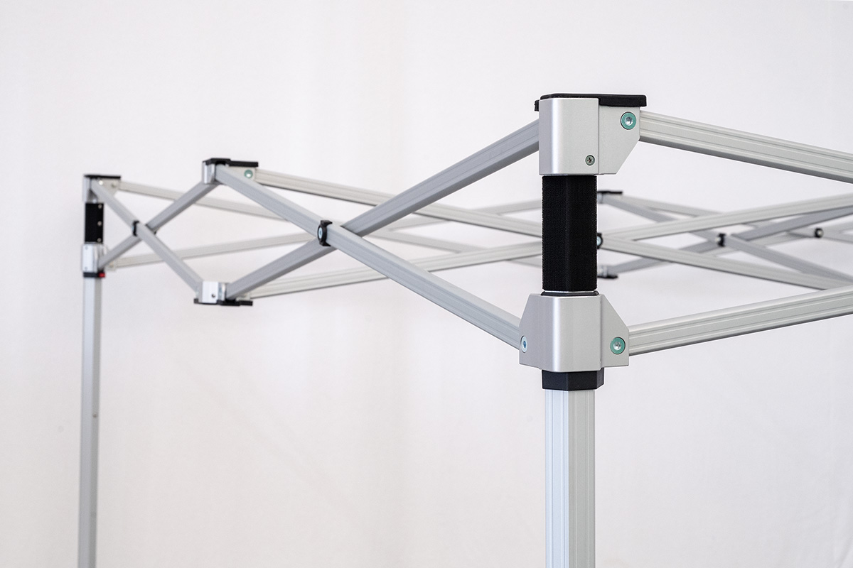 Faltzelt Gestell LUXEA Detail 01